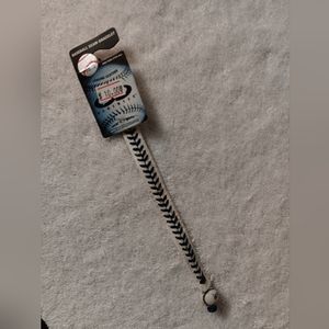 Leather Baseball Materail Wristband